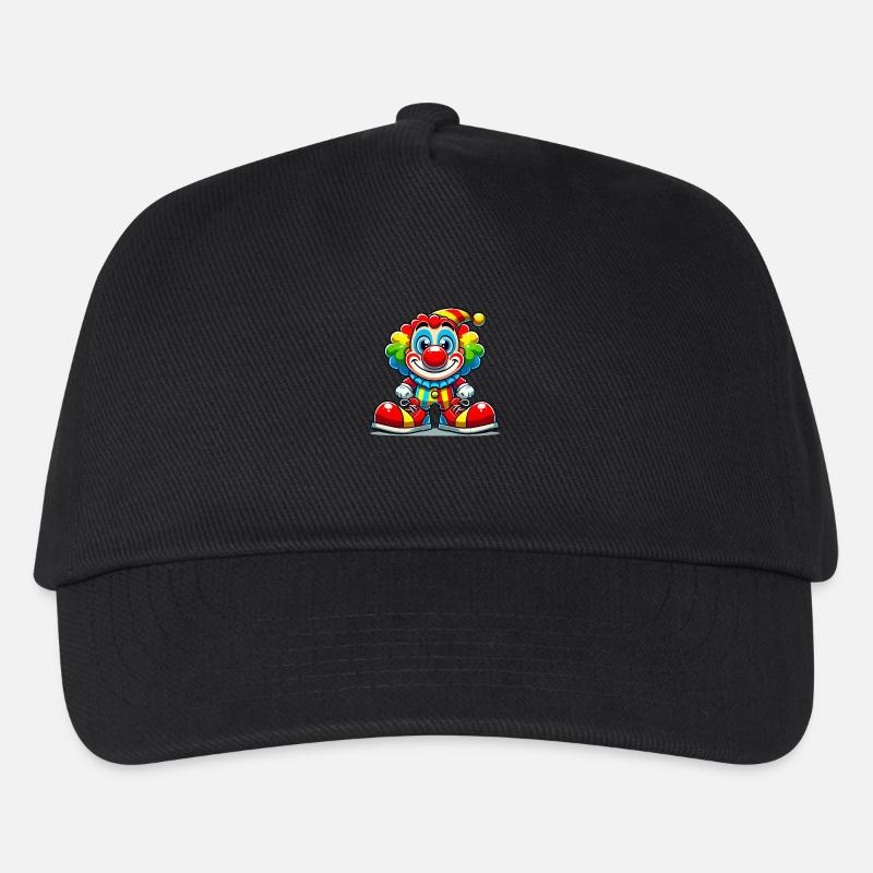 clown cartoon - Kinder Basecap - Schwarz
