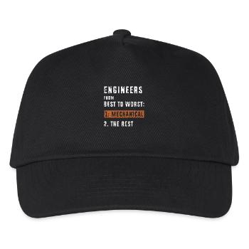 Maschinenbau Ingenieur - Kinder Basecap - Schwarz - Vorne