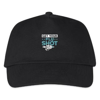 Faites-vous vacciner contre la grippe Aidant aidant - Casquette de baseball Enfant - noir - Devant