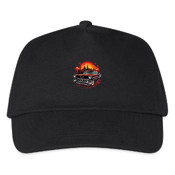 US Musclecar Vintage Retro - Kinder Basecap - Schwarz - Vorne