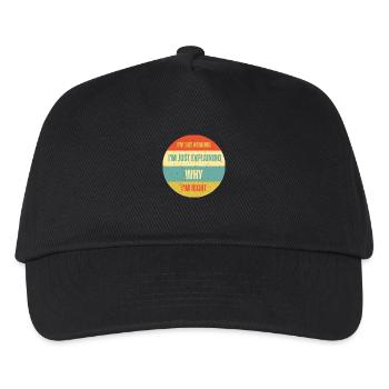 Ich streite nicht, ich erkläre nur, warum ich Recht habe - Kinder Basecap - Schwarz - Vorne