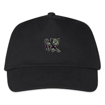 Chat Zombie, Chat Zombie, Chat - Casquette de baseball Enfant - noir - Devant