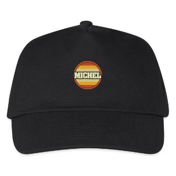 Prénom Michel - Casquette de baseball Enfant - noir - Devant