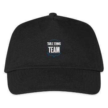 Equipe de tennis de table - Casquette de baseball Enfant - noir - Devant