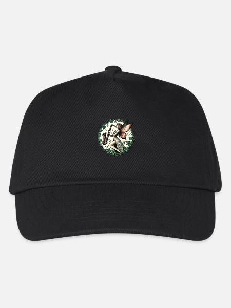 Saxophon Fee - Kinder Basecap - Schwarz