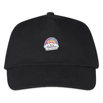 Sei ein Regenbogen in der Wolke eines anderen Bunten - Kinder Basecap - Schwarz - Vorne