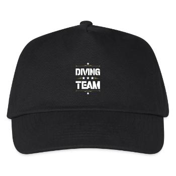 Diving Team - Kinder Basecap - Schwarz - Vorne