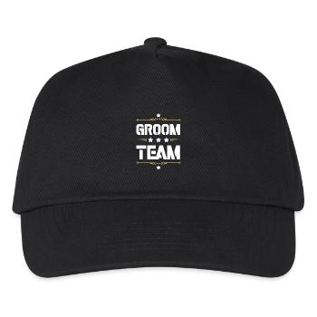 Groom Team - Kinder Basecap - Schwarz - Vorne