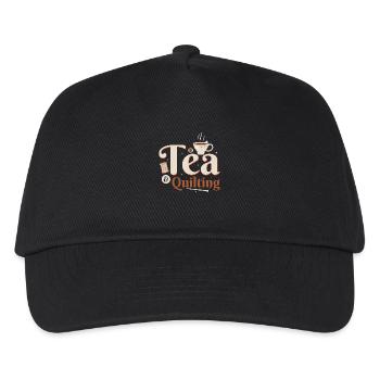 Tea & Quilting Quilter Sewing - Kinder Basecap - Schwarz - Vorne