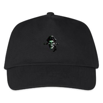 Pirat Comicart Green - Kinder Basecap - Schwarz - Vorne