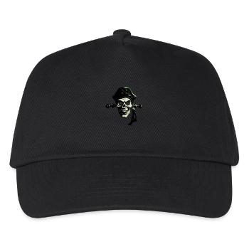 Pirat Ghost - Kinder Basecap - Schwarz - Vorne