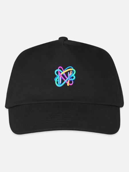 Neon - Kinder Basecap - Schwarz