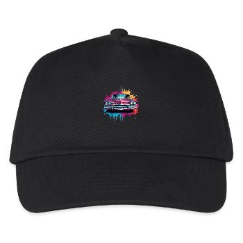 Strreetart Limosine - Kinder Basecap - Schwarz - Vorne