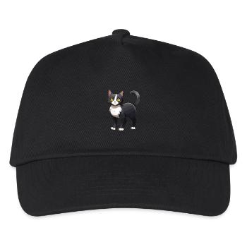 Chat mignon - Casquette de baseball Enfant - noir - Devant