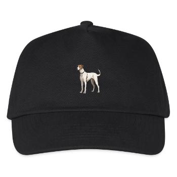 Chien lévrier - Casquette de baseball Enfant - noir - Devant