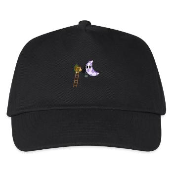 ON THE MOON - Kids’ Baseball Cap - black - Front