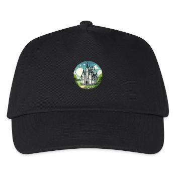 Fairytale castle white - Kids’ Baseball Cap - black - Front