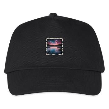 Seascape with reflections - Kids’ Baseball Cap - black - Front