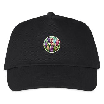 Blume Bauchtänzerin - Kinder Basecap - Schwarz - Vorne