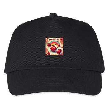 Vibrations sucrées de cerise – nostalgique et ludique - Casquette de baseball Enfant - noir - Devant