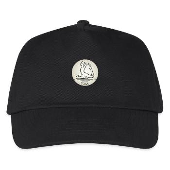 Yoga - Kinder Basecap - Schwarz - Vorne