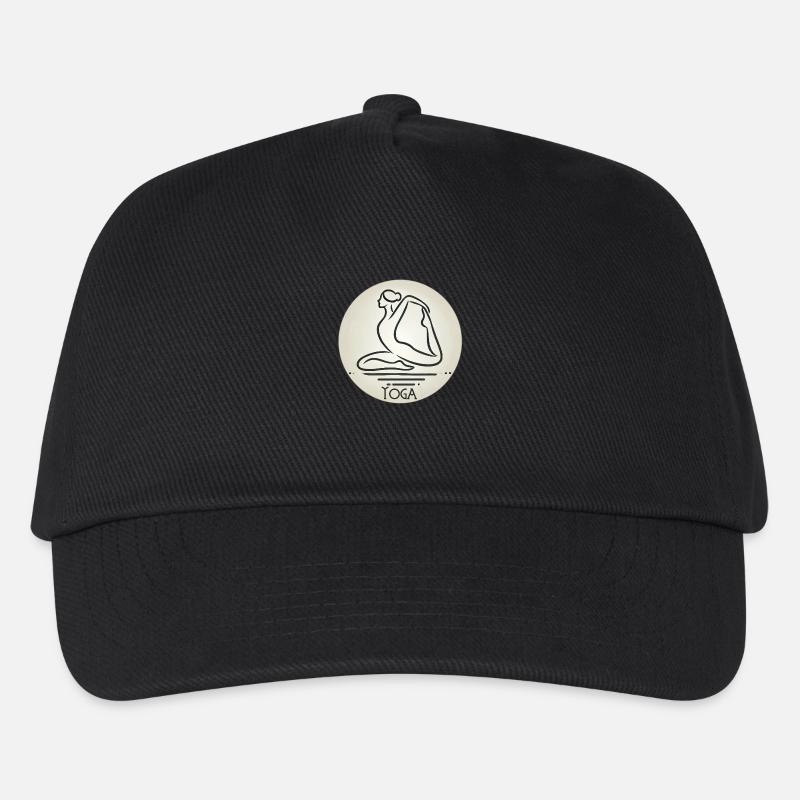 Yoga - Kinder Basecap - Schwarz