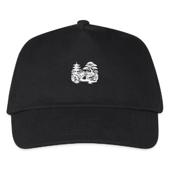 Spiritual Balance Japanese Temple Bridge - Kids’ Baseball Cap - black - Front