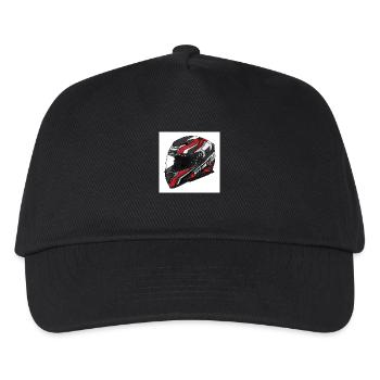 Casques pour pilotes de course : aérodynamisme et design - Casquette de baseball Enfant - noir - Devant