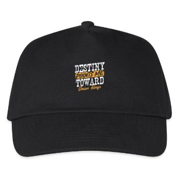 Das Schicksal weist mich auf den Zwiebelringe-Humor hin - Kinder Basecap - Schwarz - Vorne