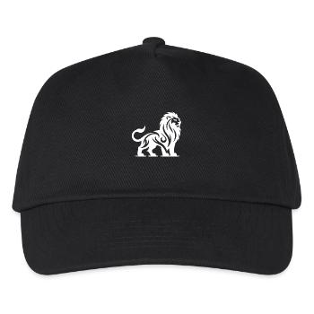 Tribal lion with wild mane - Kids’ Baseball Cap - black - Front