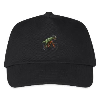 Bikosaurus Rex - Kinder Basecap - Schwarz - Vorne