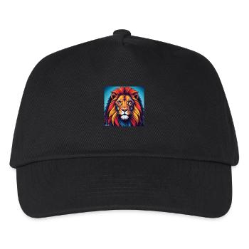 Lion Gemini - Kids’ Baseball Cap - black - Front