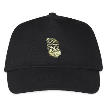 Lumberjack Skull - Kids’ Baseball Cap - black - Front