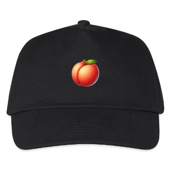 Peach fruit - Kids’ Baseball Cap - black - Front