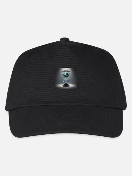 The clock is ticking! (D) - Kids’ Baseball Cap - black