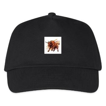 Taureau - Marché Boursier - Succès - Forte performance - Casquette de baseball Enfant - noir - Devant