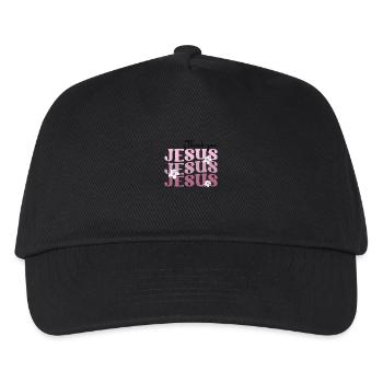 thank you Jesus - Kids’ Baseball Cap - black - Front