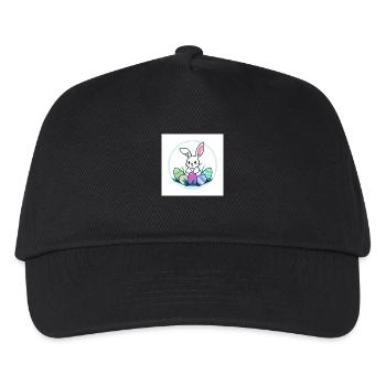 Ei, Ei, Osterzeit! - Kinder Basecap - Schwarz - Vorne