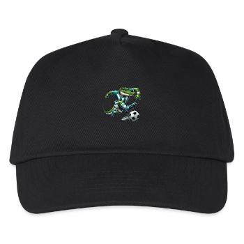 Crocodile Soccer - Kids’ Baseball Cap - black - Front