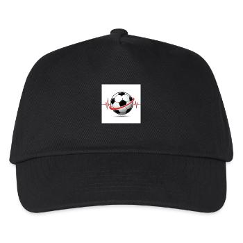Heartbeat Football - Sport with Passion - Kids’ Baseball Cap - black - Front