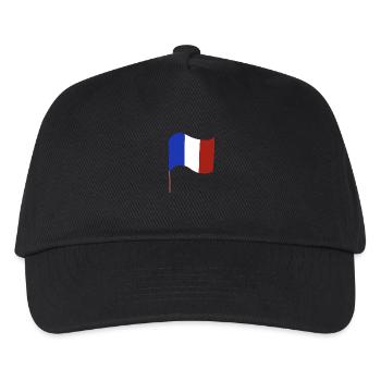 french flag - Kids’ Baseball Cap - black - Front