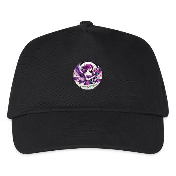 Bloom with Kindness - Kids’ Baseball Cap - black - Front