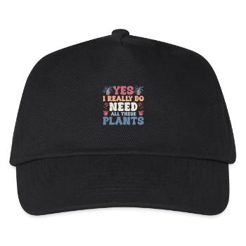 Yes I Really Do Need All These Plants Gardening Bo - Kids’ Baseball Cap - black - Front