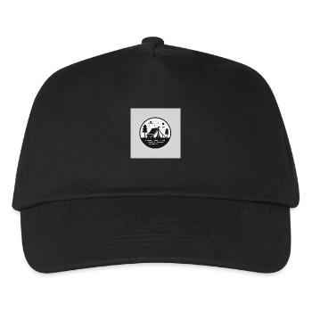 Camping: Experience nature, freedom, adventure - Kids’ Baseball Cap - black - Front