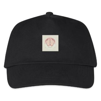 Cute little baby feet - Kids’ Baseball Cap - black - Front
