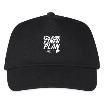 ich habe einen Plan DDR Nostalgie Geschenk - Kinder Basecap - Schwarz - Vorne