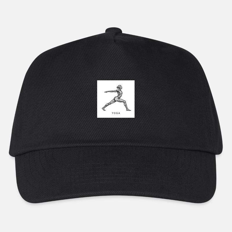 Yoga - Kinder Basecap - Schwarz