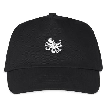 Gewaltiger Oktopus mit acht Armen - Kinder Basecap - Schwarz - Vorne