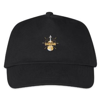 Darian as a violinist - Kids’ Baseball Cap - black - Front