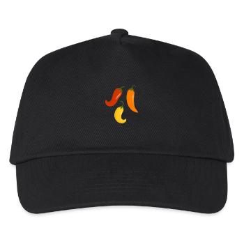 chili peppers - Kids’ Baseball Cap - black - Front